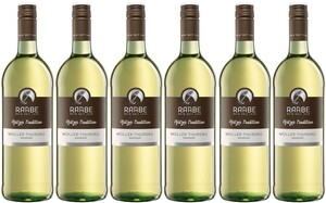 Raabe Pfälzer Weißwein Tradition Müller-Thurgau 6x 0,75 Liter, Jahrgang 2021