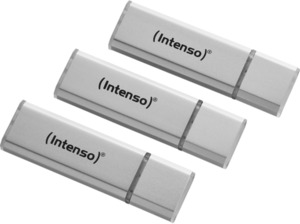 INTENSO 3521483 Tripplepack USB Stick, Silber, 32 GB