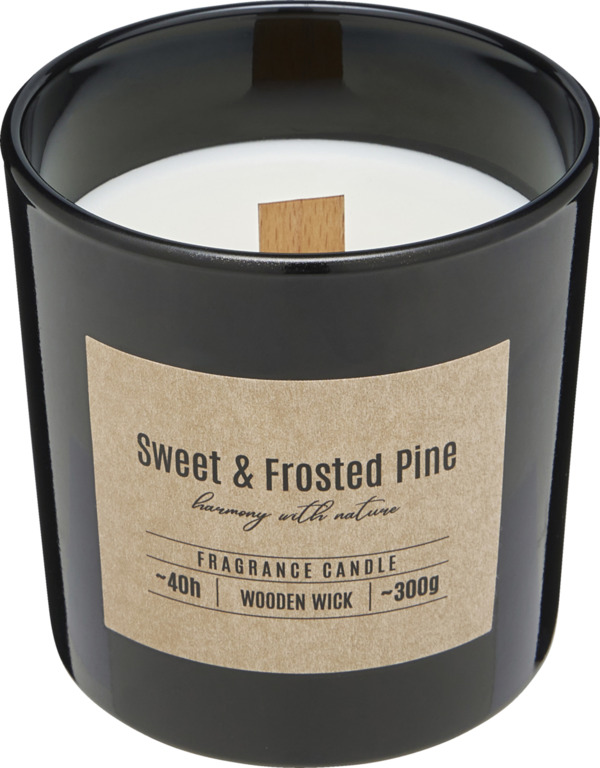 Bild 2 von Rubin Licht Duftglas mit Holzdocht Sweet & Frosted Pine