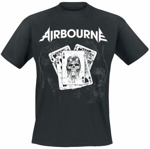 Airbourne Playing Cards T-Shirt schwarz