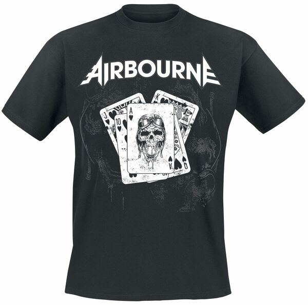 Bild 1 von Airbourne Playing Cards T-Shirt schwarz