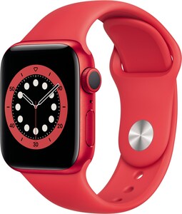 Watch Series 6 (40mm) GPS (PRODUCT)RED mit Sportarmband rot