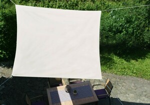 GO-DE Sonnensegel 100% Polyester quadratisch