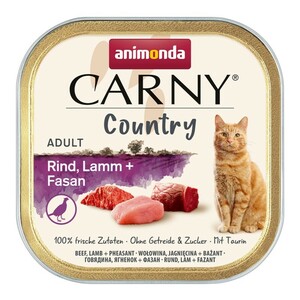 Animonda Carny Country 32 x 100g Rind Lamm Fasan