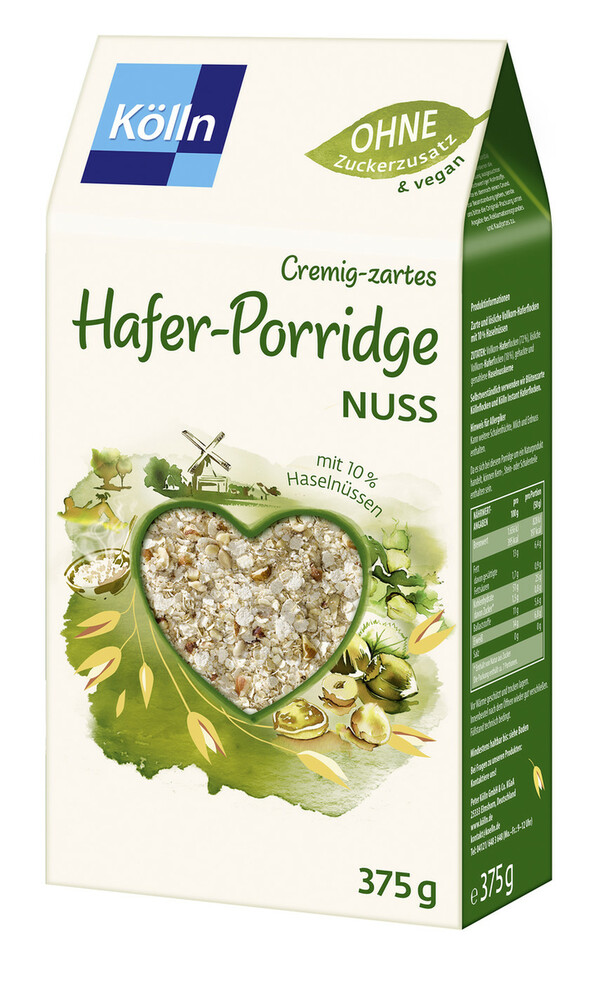 Bild 1 von Kölln Cremig-zartes Hafer-Porridge Nuss 375G