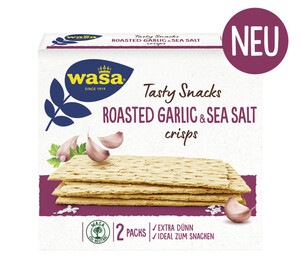 Wasa Tasty Snacks Roasted Garlic & Sea Salt 190G