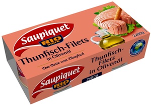 Saupiquet Thunfisch-Filets in Olivenöl 2x 80 g