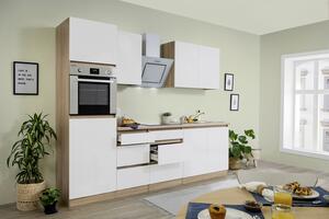 Küchenblock in Weiss Matt inkl. E-Geräte 'Premium'