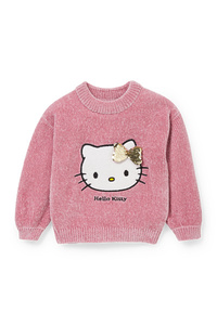 C&A Hello Kitty-Chenille-Pullover, Rosa, Größe: 92