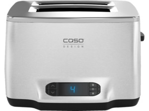 CASO 2778 Inox2 Design Toaster Edelstahl (1050 Watt, Schlitze: 2)