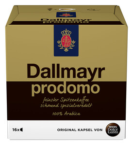 Nescafé Dolce Gusto Dallmayr Prodomo Kapseln 16ST 112G