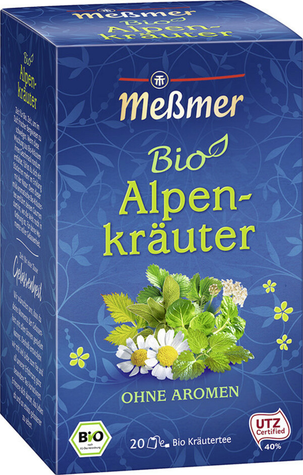 Bild 1 von Meßmer Bio Tee Alpenkräuter 20x 2 g