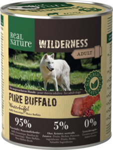 REAL NATURE WILDERNESS Adult 6x800g Pure Buffalo Wasserbüffel