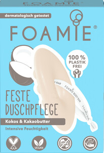 Foamie Feste Duschpflege Kokos & Kakaobutter 80G