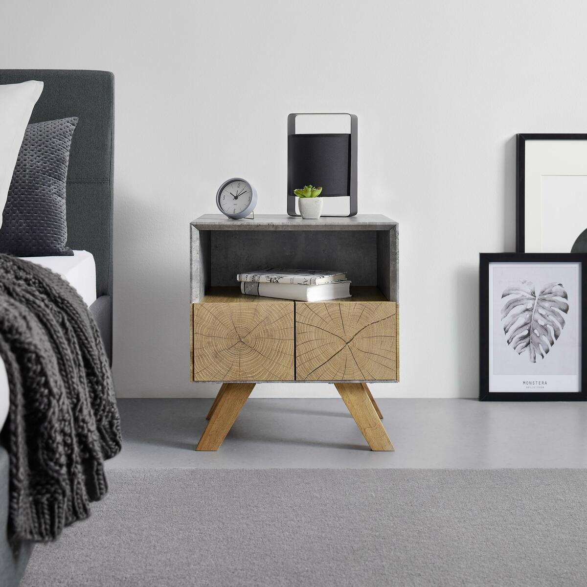 Bild 1 von NACHTKÄSTCHEN in grau 'Casper'