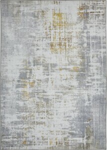 Teppich Punto creme-senfgelb, 120 x 170 cm