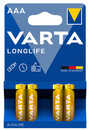 Bild 1 von Varta Longlife Micro AAA Batterien 4ST