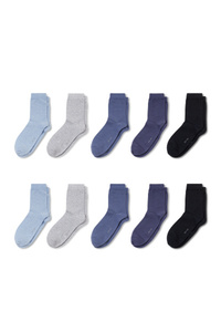 C&A Multipack 10er-Socken-Bio-Baumwolle-recycelt, Blau, Größe: 35-38