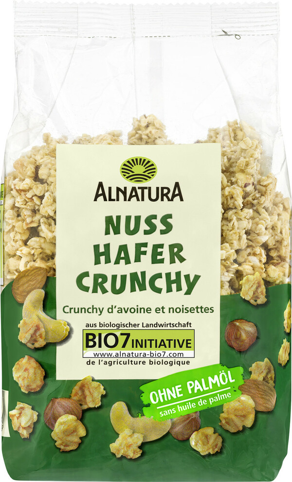 Bild 1 von Alnatura Bio Nuss Hafer Crunchy 375G