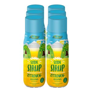 Stardrink Soda Sirup Zitrone 0,5 Liter, 6er Pack