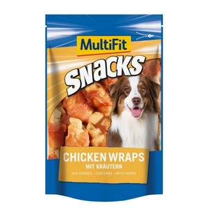 MultiFit Snacks Chicken Wraps 2x140g