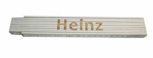 Zollstock Heinz 2 m, weiß