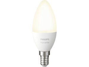 PHILIPS Hue White E14 Einzelpack Bluetooth LED Lampe