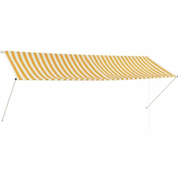 Bild 1 von Vidaxl - Einziehbare Markise 350x150cm Gelb Weiß
