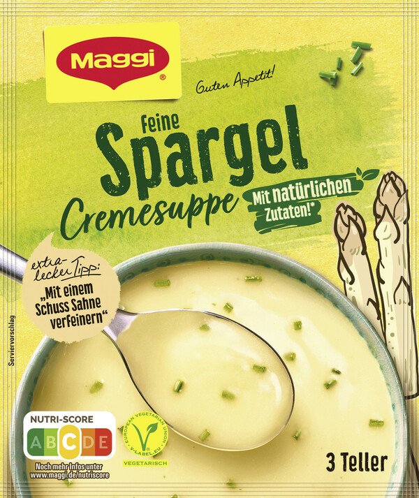 Bild 1 von Maggi Guten Appetit Spargel Cremesuppe ergibt 750ml