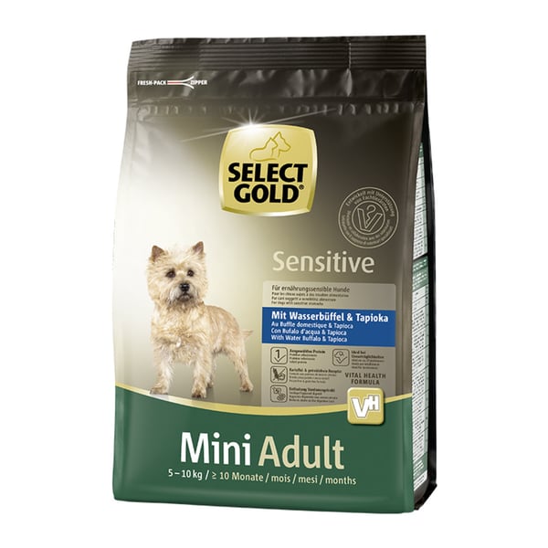 Bild 1 von SELECT GOLD Sensitive Adult Mini Wasserbüffel & Tapioka