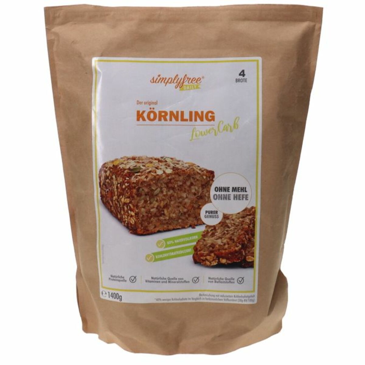 Bild 1 von simplyfree Brot-Backmischung (ohne Mehl und Hefe)