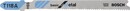 Bild 1 von Bosch Stichsägeblätter T 118 A Basic, 3 Stk. Länge: 92 mm, T-Schaft, 3 Stück