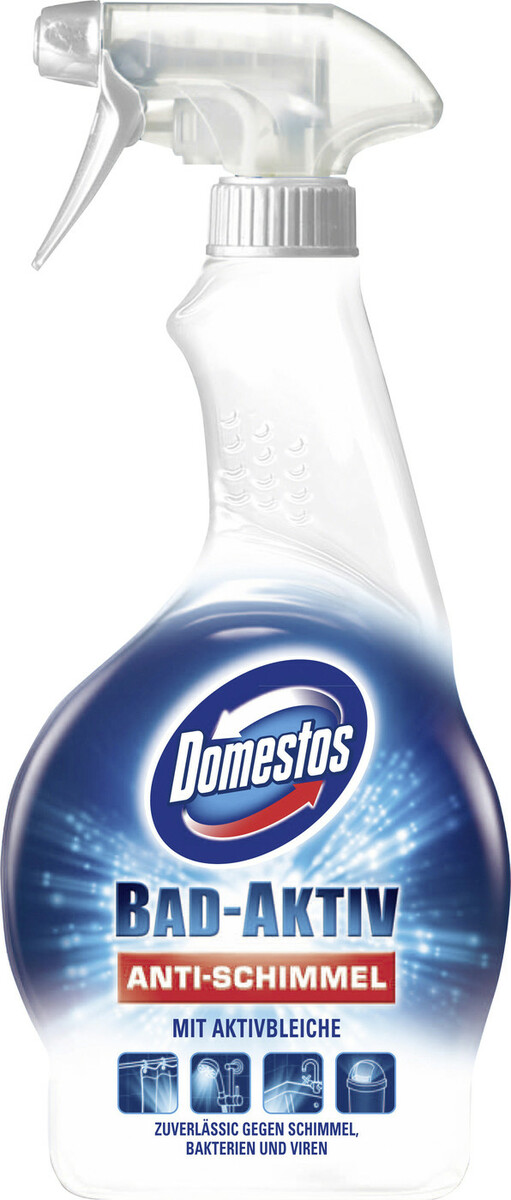 Bild 1 von Domestos Bad-Aktiv Anti-Schimmel Spray 0,5 ltr