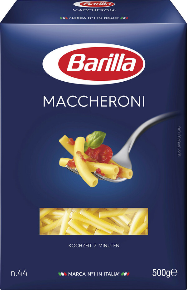 Bild 1 von Barilla Nudeln Maccheroni No.44 500 g