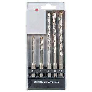 SDS Plus Hammerbohrersatz 5-teilig 5-10 mm Steinbohrer