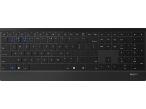 RAPOO E9500M Tastatur in Schwarz