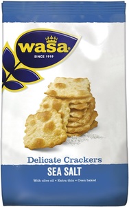 Wasa Delicate Crackers Sea Salt 180 g