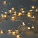 Bild 1 von LED Drahtlichterkette Sterne 100 Lichter mit USB-Batteriefach