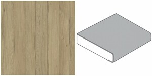 Küchenarbeitsplatte 40/133
, 
410 x 60 cm, 39 mm Dekor EI370SI fjord eiche