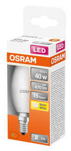 OSRAM LED-Kerze E14 matt