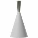 Bild 1 von Hängeleuchte Weiß und Silber Metall mit Schirm in Kegelform Skandinavischer Stil für Kücheninsel Wohn- und Esszimmer