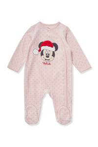 C&A Minnie Maus-Baby-Weihnachts-Schlafanzug-Bio-Baumwolle, Rosa, Größe: 62