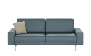 hülsta Sofa blau Maße (cm): B: 220 H: 85 T: 95 Polstermöbel
