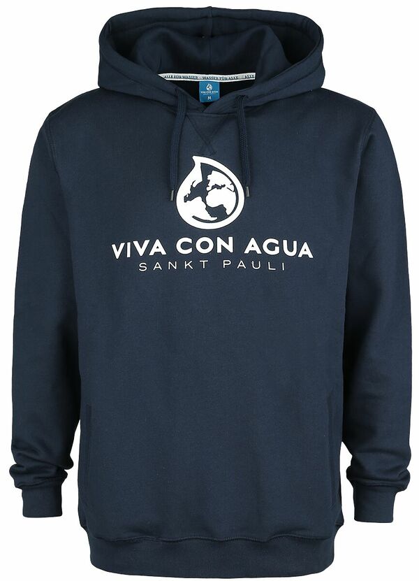 Bild 1 von Viva Con Agua Logo Hood Kapuzenpullover blau