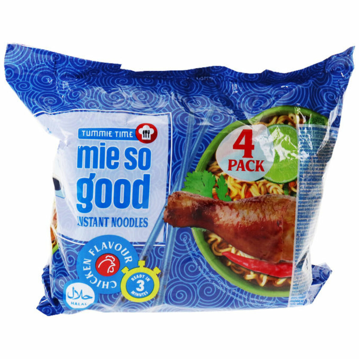 Bild 1 von Tummie Time Instantnudeln Chicken, 4er Pack