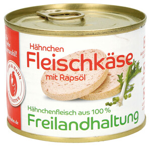 Allgäu Fresh Foods Hähnchenfleischkäse mit Rapsöl 200G