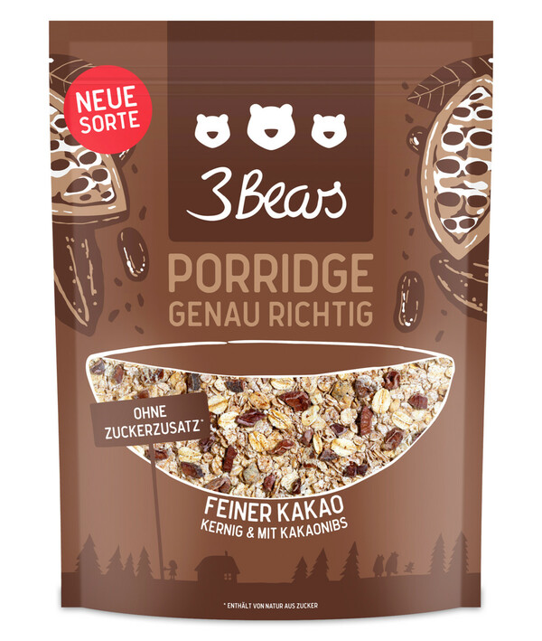 Bild 1 von 3 Bears Porridge Feiner Kakao 400 g