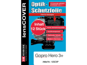 S+M lensCOVER GoPro HERO 3+ / 4, Schutzfolie, Transparent