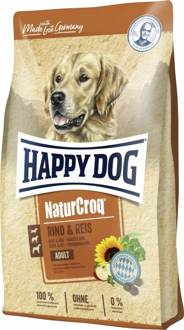 Bild 1 von Happy Dog Hundetrockenfutter NaturCroq, Rind & Reis, 4 kg Happy Dog
, 
4 kg