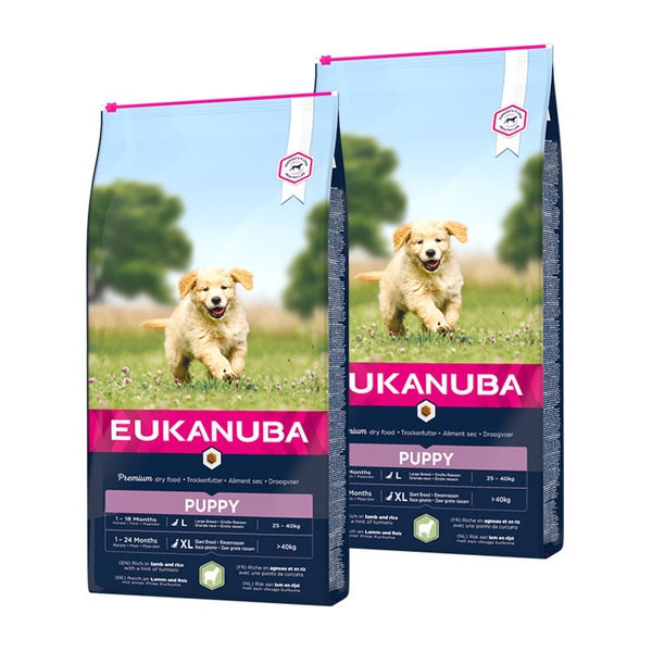 Bild 1 von Eukanuba Puppy Lamm & Reis 2x12 kg